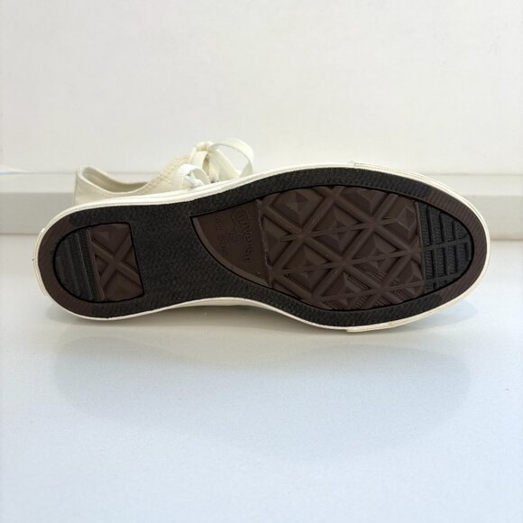 Converse Chuck Taylor All Star Ox Floral Embroidered Sneakers Egret Green NEW - Picture 6 of 8